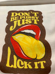 Mellow Yellow Just Lick it T-Shirt (White)